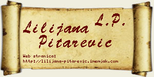 Lilijana Pitarević vizit kartica